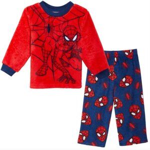 MARVEL SPIDERMAN PJ PLUSH PAJAMAS FLEECE 2 PIECE 6T